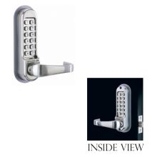 Mechanical Back to Back Leverset with a Heavy Duty Push Button Lock from the CL500 Collection