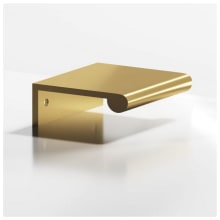 700 Series 5" Center to Center Solid Brass Finger Cabinet / Drawer Edge Pull with Round Lip - Made in USA