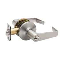 Rustic Modern UL Listed Keyed Entry Single Cylinder Door Lever Set with Avery and Round Rose