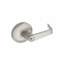 Single Cylinder Keyed Entry Exit Trim with Round Rose and Avery Lever for 9000 Series Exit Devices