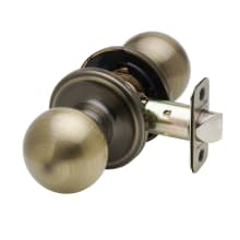 Colonial Passage Door Knob Set with Ball Knob and Round Rose