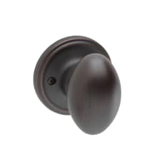 Colonial Single Dummy Door Knob with Egg Knob and Round Rose