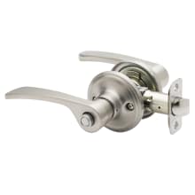 Kash Privacy Lever Set with Push Button and Round Rose