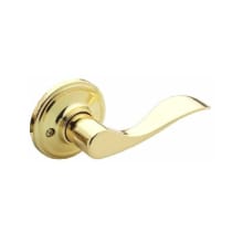 Colonial Single Dummy Door Lever with Waverlie Lever and Round Rose