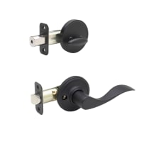 Colonial Keyed Entry Single Cylinder Handleset Interior Pack with Waverlie Lever