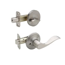 Colonial Keyed Entry Single Cylinder Handleset Interior Pack with Waverlie Lever