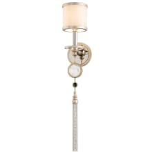 Bliss Single Light 25" High Wall Sconce with Glass Shade