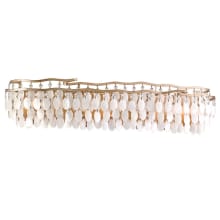 Dolce 7 Light 37" Wide Vanity Light with Capiz Shell
