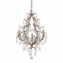 Amadeus 3 Light 20" Wide Mini Chandelier with Crystal Accents
