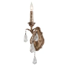 Amadeus Single Light 5" Wide Wall Sconce with Crystal Accents - ADA Compliant