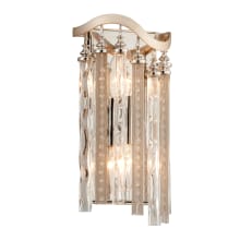 Chimera 2 Light 6-1/2" Wide Wall Sconce with Crystal Accents - ADA Compliant