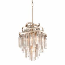 Chimera 3 Light 12-3/4" Wide Mini Chandelier with Crystal Accents