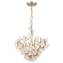 Lily 6 Light Dining Pendant with Hand-Crafted Iron
