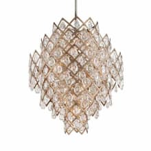 Tiara 11 Light 32-1/4" Wide Chandelier with Crystal Accents