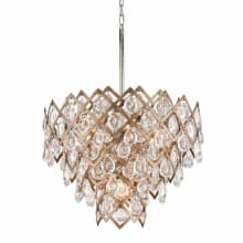 Tiara 7 Light 25-3/4" Wide Chandelier with Crystal Accents