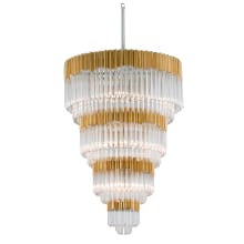 Charisma 17 Light 36" Wide Chandelier with Crystal Shade