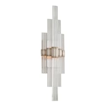 Voilà Single Light 27-1/2" High Integrated LED Wall Sconce with Glass Shade - ADA Compliant