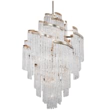 Mont Blanc 25 Light 45" Wide Crystal Waterfall Chandelier