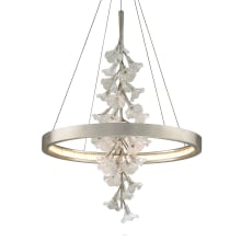 Jasmine Single Light 28" Wide LED Ring Chandelier