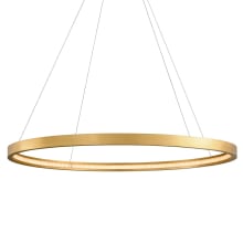 Jasmine 56" Wide LED Suspension Ring Chandelier