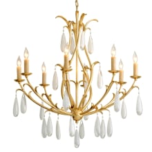 Prosecco 8 Light 35" Wide Crystal Chandelier