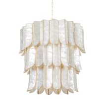 Cartagena 16 Light 32" Wide Waterfall Chandelier