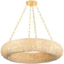 Lure 10 Light 36" Wide Ring Chandelier