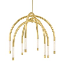 Zeme 48" Wide LED Abstract Chandelier