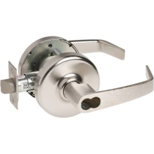 Panic Proof Grade 2 Keyed Entry Single Cylinder Commercial Classroom Lever Set with NZD Trim - Less 6 Pin Cylinder