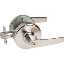 Commercial Panic Proof Grade 2 Keyed Entry Single Cylinder Storeroom Lever Set with AZD Trim