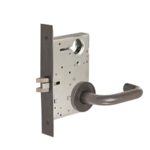 Fire Rated Grade 1 Commercial Passage Mortise Lever Set with LWA Trim