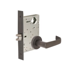 Fire Rated Grade 1 Commercial Passage Mortise Lever Set with NSA Trim