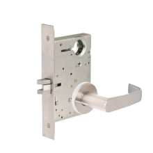 Fire Rated Grade 1 Commercial Passage Mortise Lever Set with NSB Trim