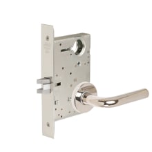 Fire Rated Grade 1 Commercial Passage Mortise Lever Set with RWA Trim