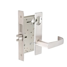 Commercial Fire Rated Grade 1 Keyed Entry Single Cylinder Mortise Lever Set with NSP Trim - Less Cylinder