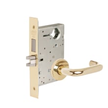 Fire Rated Panic Proof Grade 1 Commercial Privacy Deadbolt Mortise Lever Set with LWA Trim