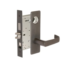 Commercial Fire Rated Grade 1 Keyed Entry Single Cylinder Mortise Lever Set with NSM Trim and Stop - Less Cylinder