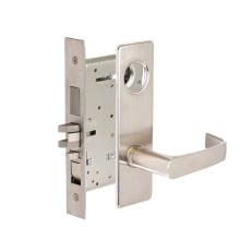 Commercial Fire Rated Panic Proof Grade 1 Keyed Entry Single Cylinder Mortise Lever Set with NSM Trim and Stop - Less Cylinder