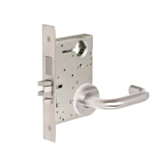 Fire Rated Panic Proof Grade 1 Keyed Entry Single Cylinder Commercial Classroom Mortise Lever Set with LWA Trim - Less Cylinder