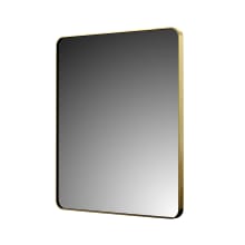 Reflections 30" x 24" Rectangular Flat Aluminum Accent Mirror