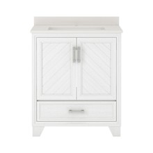 Ashlow 30" Free Standing Single Basin Vanity Set with Engineered Stone Vanity Top