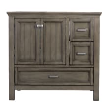 Brantley 36" Single Free Standing Wood Vanity Cabinet Only - Less Vanity Top