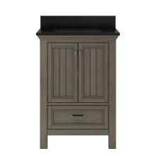 Brantley 24" Free Standing Single Basin Vanity Set with Cabinet and Quartz Vanity Top