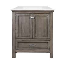 Brantley 31" Free Standing Single Basin Vanity Set with Cabinet and Fireclay Vanity Top
