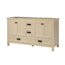 Brantley 60" Double Free Standing Wood Vanity Cabinet Only - Less Vanity Top