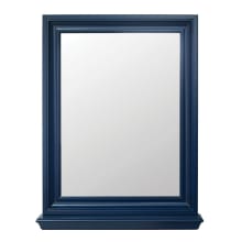 Cherie 22" x 30" Framed Bathroom Mirror with Shelf