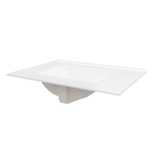 31" Ceramic Vanity Top with Built-In Sink