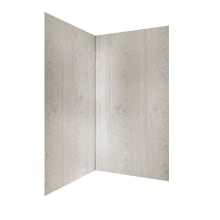 Jetcoat 42" x 42" X 78" Two Panel Corner Shower Wall Kit