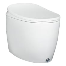 Massa 1.28 GPF One Piece Elongated Chair Height Toilet with Left Hand Lever - Seat Included