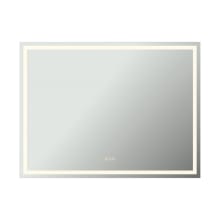 35-3/4" x 47-1/2" Frameless Bathroom Mirror with LED Lighting